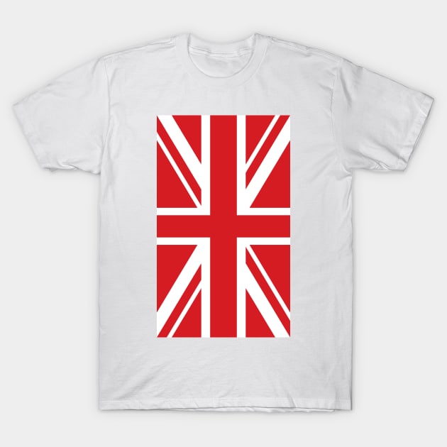 Red & White Union Jack Flag T-Shirt by Culture-Factory